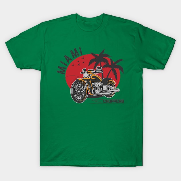 "Miami Choppers" T-Shirt by KSRA Tee Store